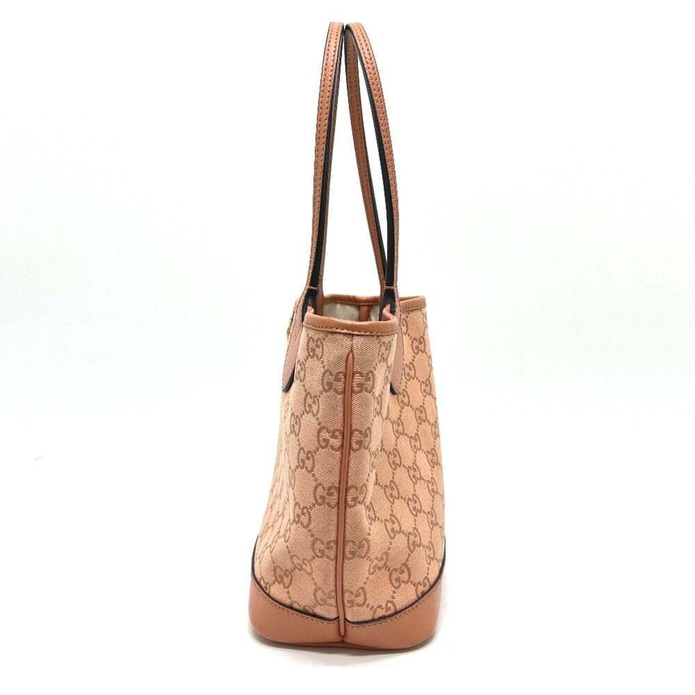 GUCCI Pink Canvas Tote Bag - Picture 3 of 16